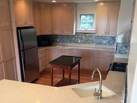 Custom kitchen renovation, MA