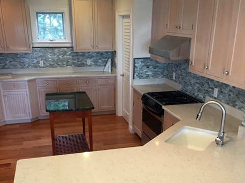 Custom kitchen renovation, MA