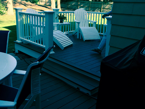 Decks, redwood decking, porches, railings, MA, farmers porch, sun porch construction, paint decks, Trex decking