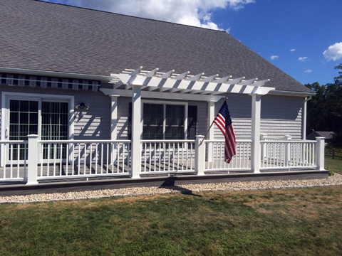 Decks, pergolas, porches, railings, MA, farmers porch, sun porch construction, paint decks